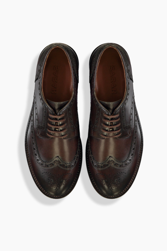 Klasik Kahverengi Mikrolight Ayakkabı - SARAR