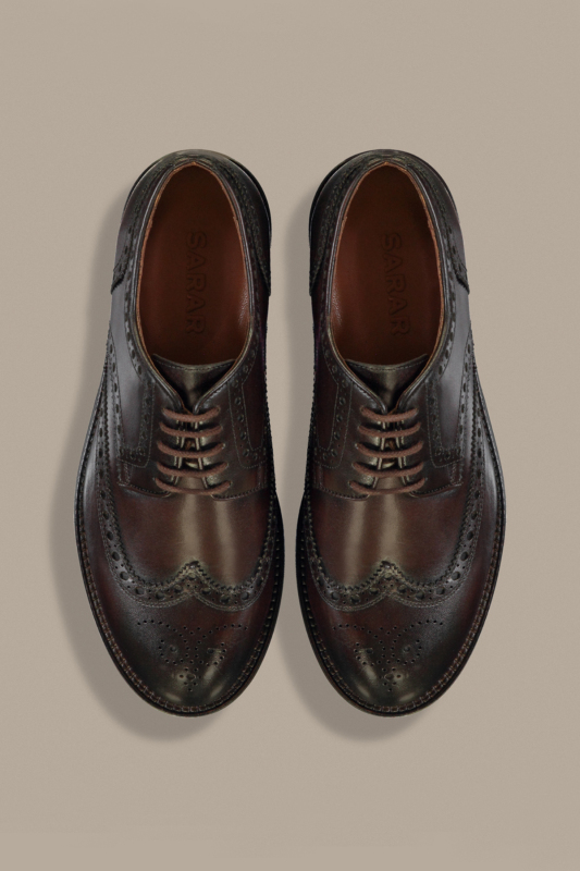 Klasik Kahverengi Mikrolight Ayakkabı - SARAR