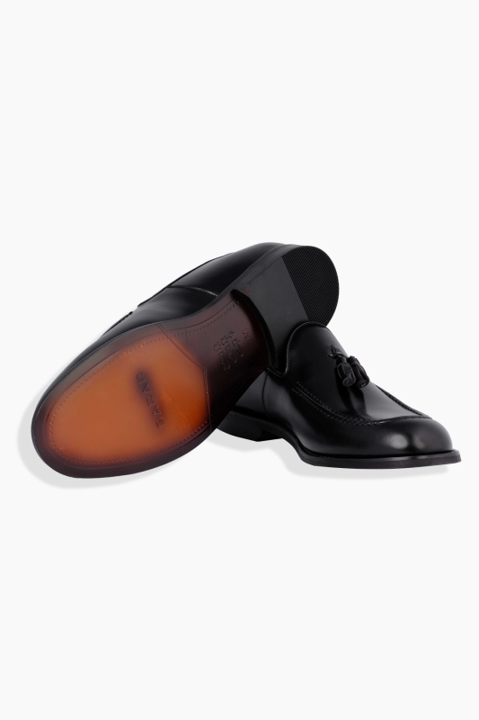 Microlight Taban Siyah Loafer Ayakkabı - SARAR