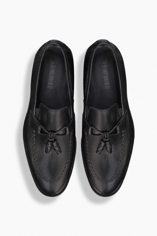 Mikrolight Deri Siyah Ayakkabı - SARAR