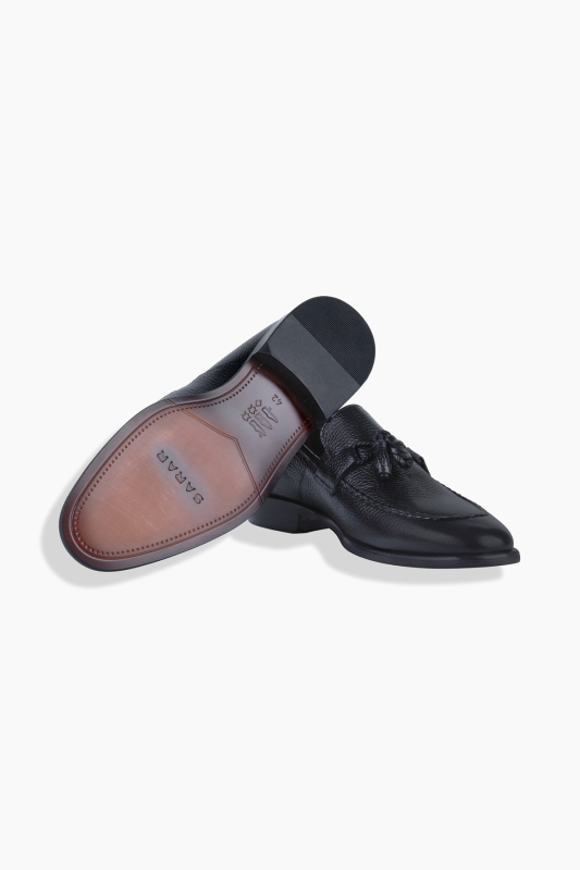 Mikrolight Deri Siyah Ayakkabı - SARAR