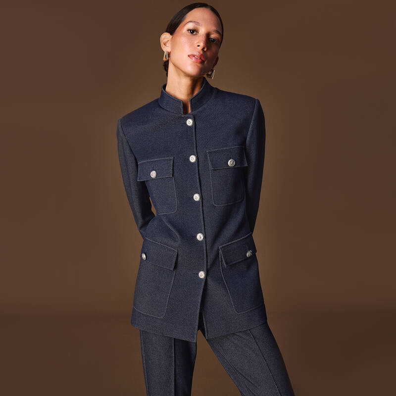 Montara Mavi Ceket - 1