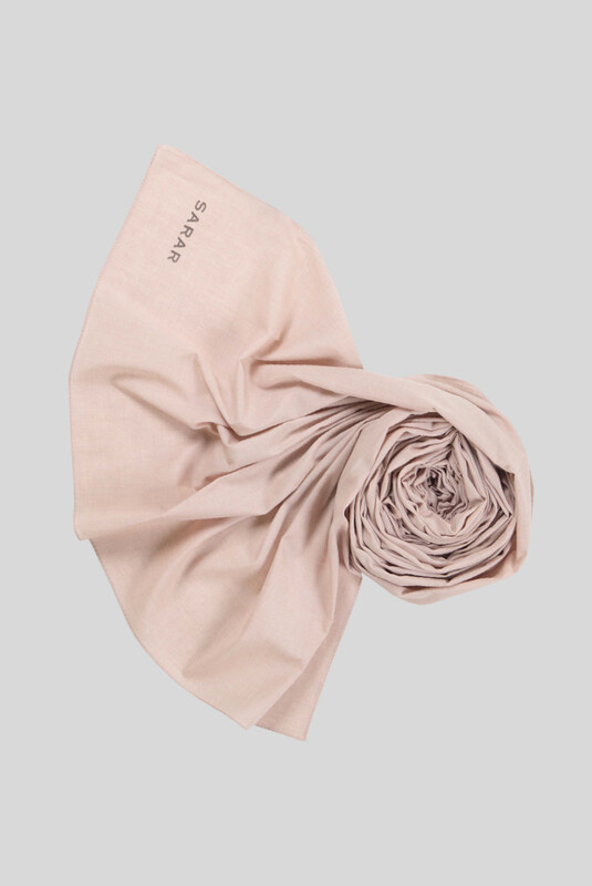 Açık Kahverengi Pamuk Şal - SARAR