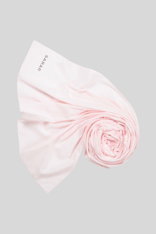 Açık Pudra Pamuk Şal - SARAR