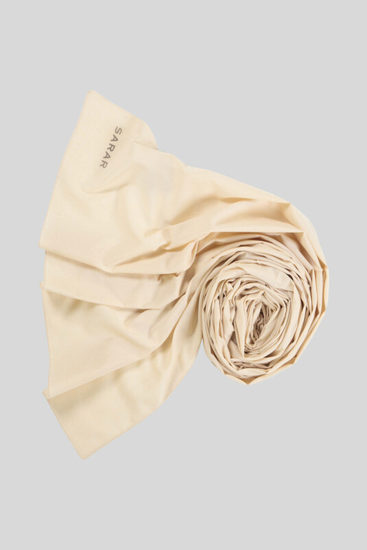 Ekru Pamuk Şal - SARAR