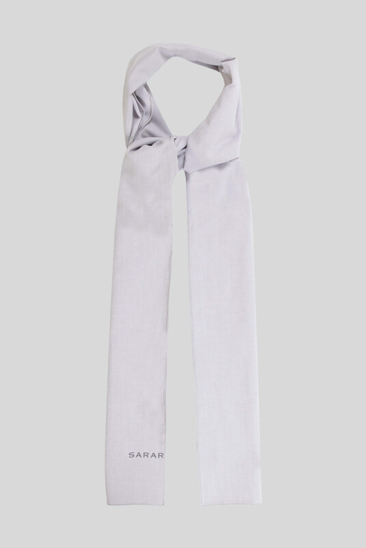 Gümüş Pamuk Şal - SARAR