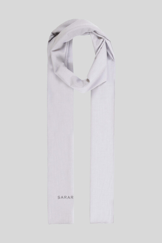 Gümüş Pamuk Şal - SARAR