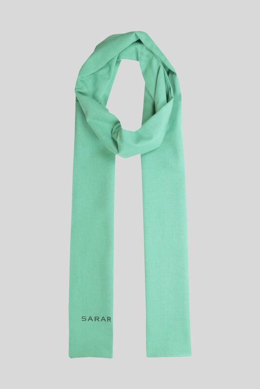 Su Yeşili Pamuk Şal - SARAR