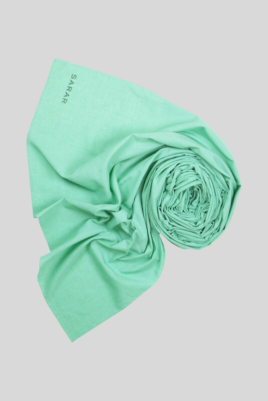 Su Yeşili Pamuk Şal - SARAR