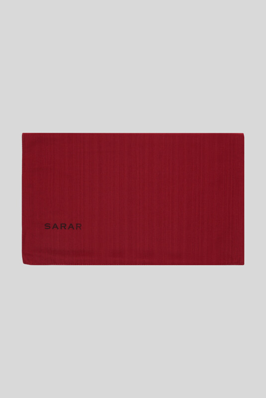 Kırmızı Parlak Penye Şal - SARAR