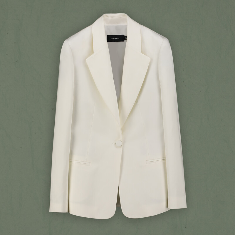 Perrie Beyaz Ceket - SARAR WOMAN