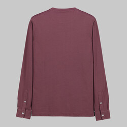 Sarar Premium Bisiklet Yaka Bordo Sweatshirt - SARAR PREMIUM