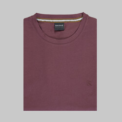 Sarar Premium Bisiklet Yaka Bordo Sweatshirt - SARAR PREMIUM