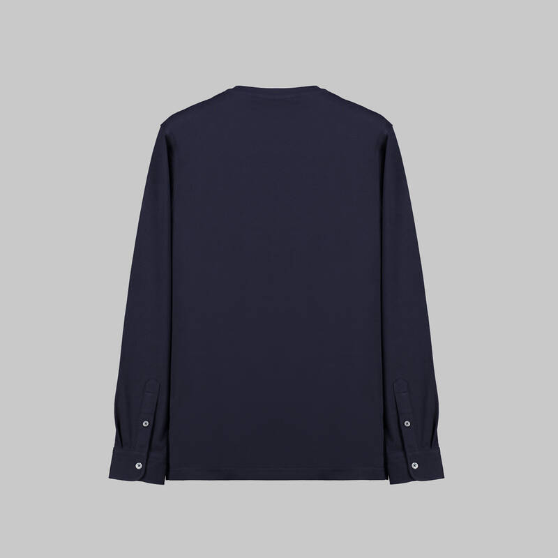 Sarar Premium Bisiklet Yaka Lacivert Sweatshirt - 2