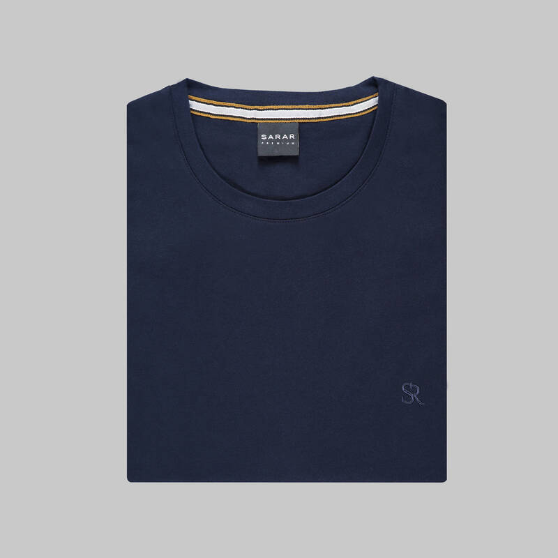 Sarar Premium Bisiklet Yaka Lacivert Sweatshirt - 3