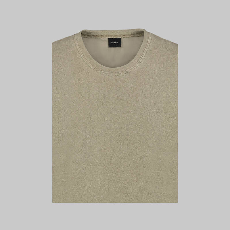 Kısa Kol Bej Tişört - 3