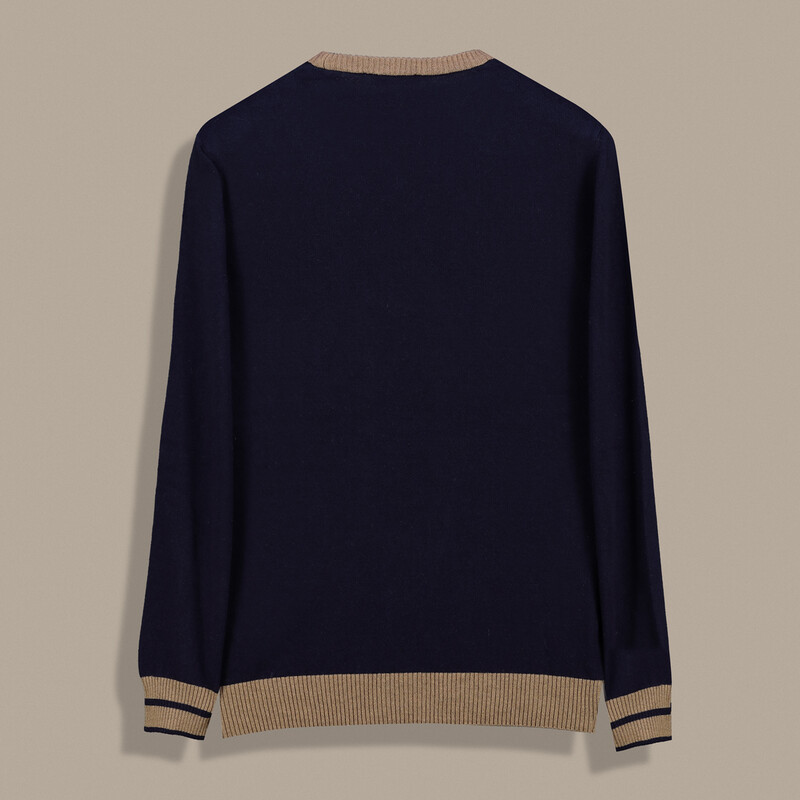 O Yaka Erkek Lacivert Triko - SARAR PREMIUM