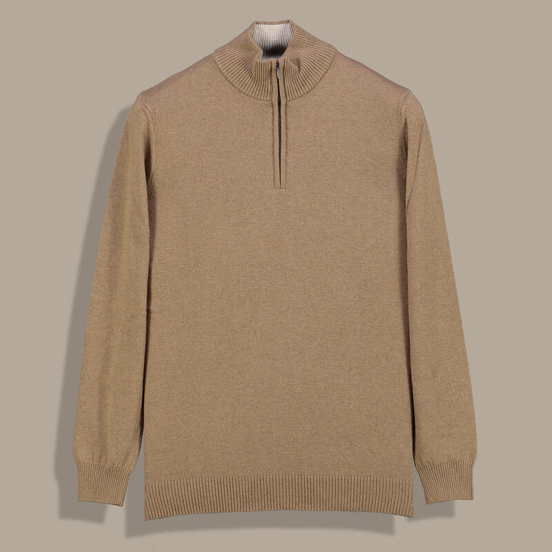 Fermuarlı Yarım Balıkçı Triko Kazak - SARAR PREMIUM