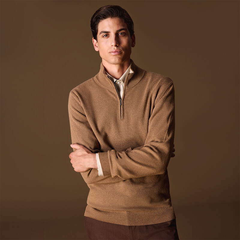 Fermuarlı Yarım Balıkçı Triko Kazak - SARAR PREMIUM