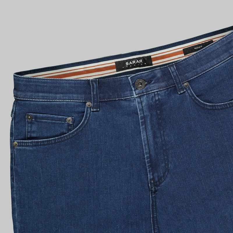 Lityum Mavi Kot Pantolon - SARAR PREMIUM