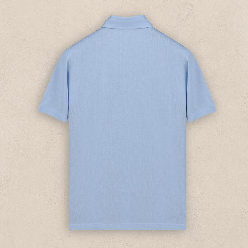 Polo Yaka Mavi Tişört Sarar Premium - SARAR PREMIUM