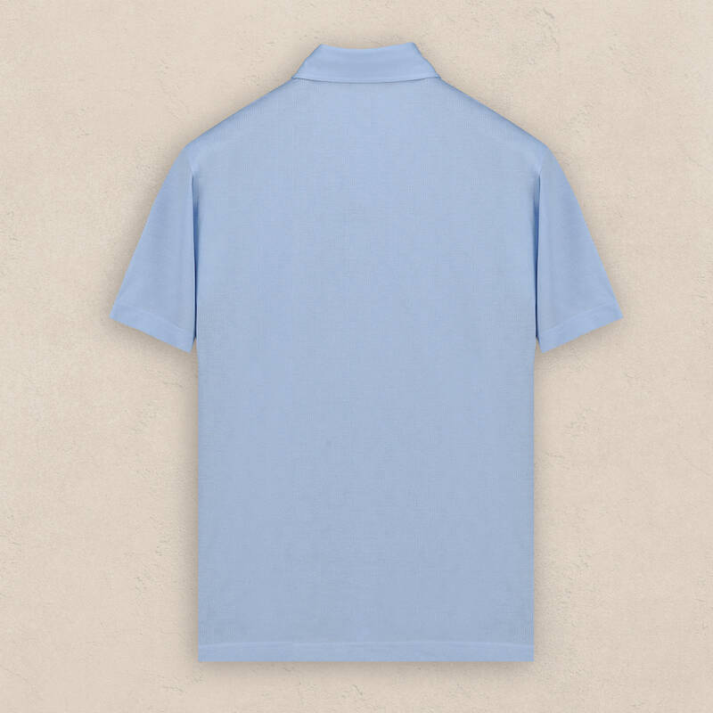 Polo Yaka Mavi Tişört Sarar Premium - 2