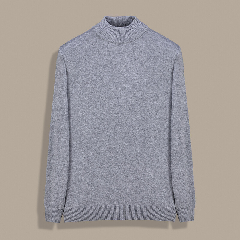 Yarım Balıkçı Gri Triko - SARAR PREMIUM