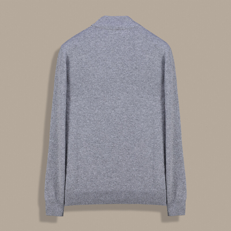 Yarım Balıkçı Gri Triko - SARAR PREMIUM