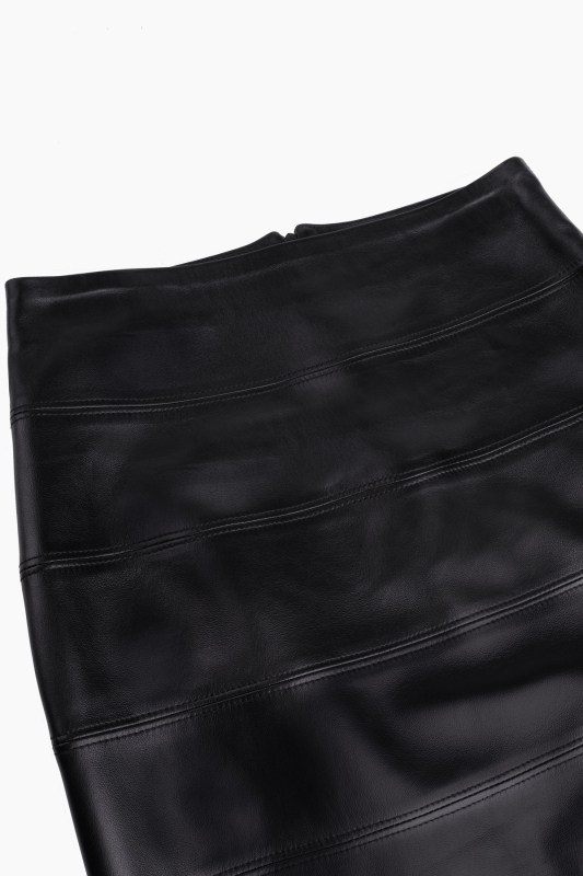 Priv Siyah Deri Etek - SARAR WOMAN