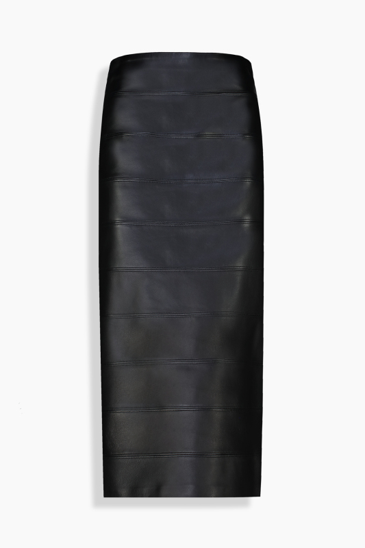 Priv Siyah Deri Etek - SARAR WOMAN