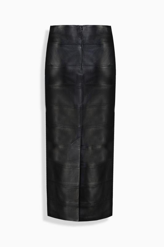 Priv Siyah Deri Etek - SARAR WOMAN