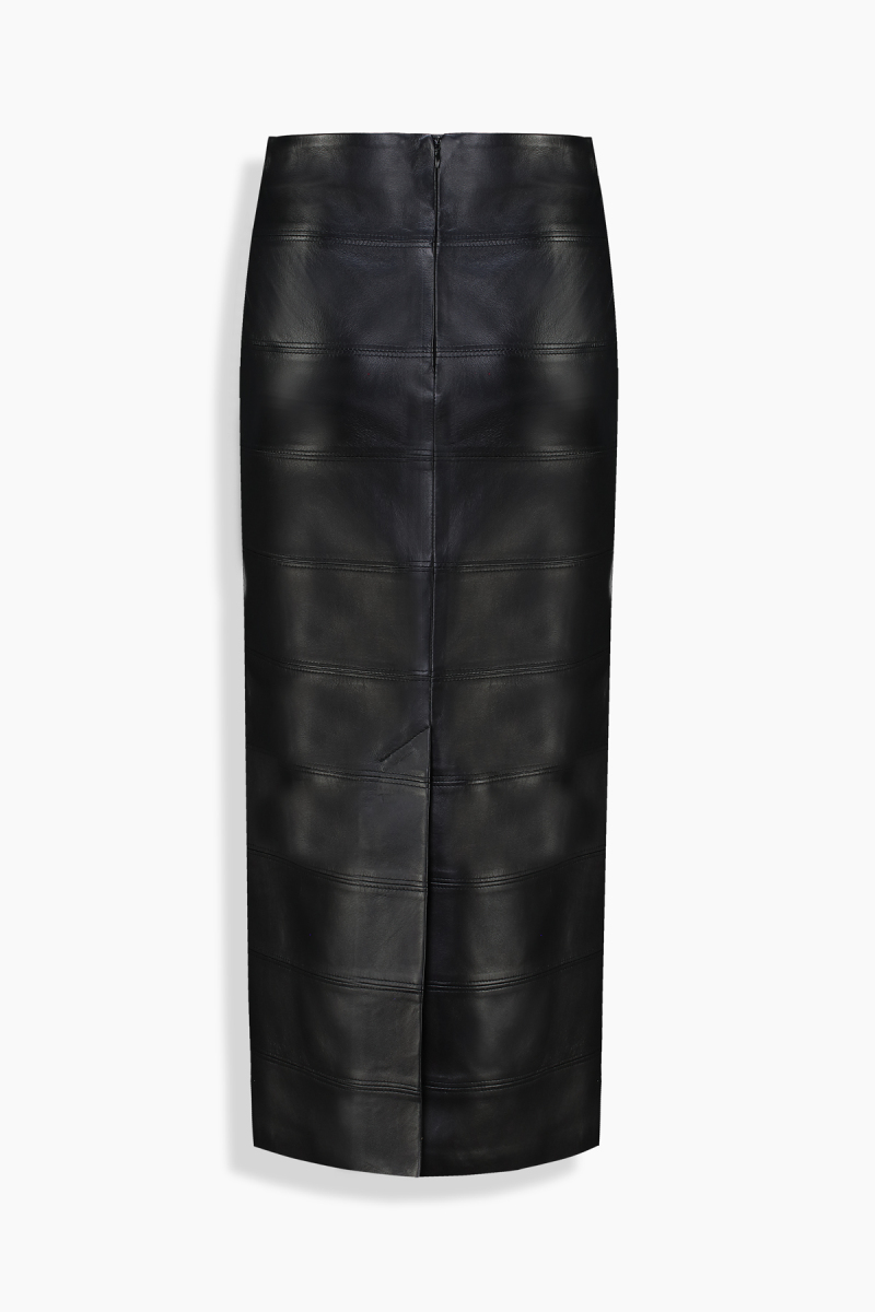 Priv Siyah Deri Etek - 4
