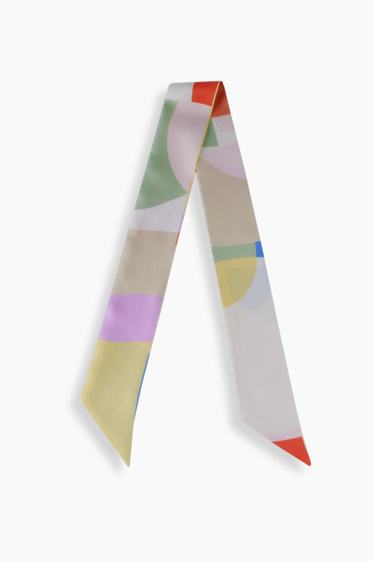 Reneta İpek Twill Sarı Fular - SARAR