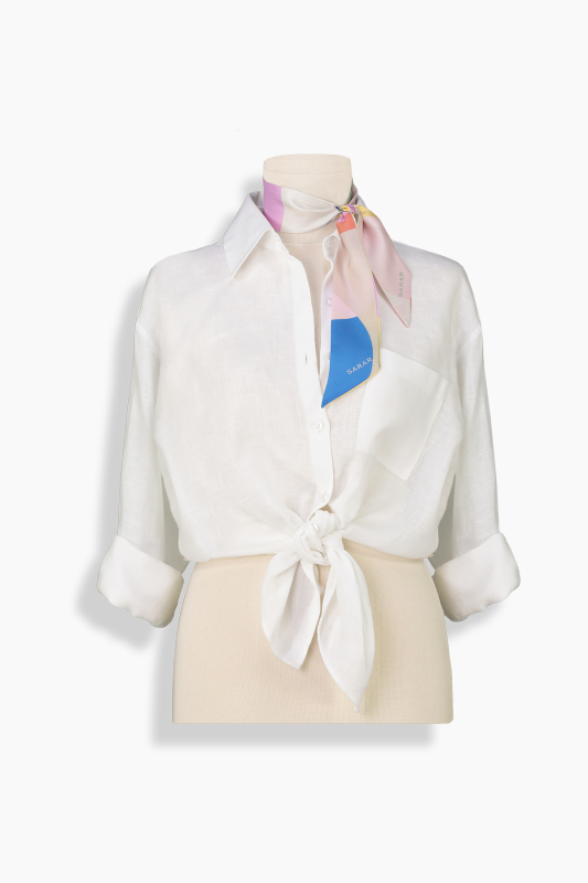 Reneta İpek Twill Sarı Fular 