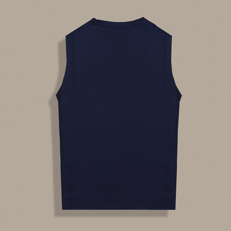 Solace Triko Lacivert Bluz - SARAR WOMAN