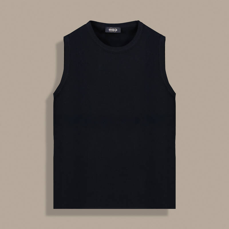 Solace Triko Siyah Bluz - 1