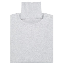 Sarar Tam Balıkçı Gri Triko - SARAR