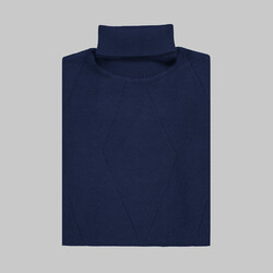 Sarar Tam Balıkçı Lacivert Triko - SARAR