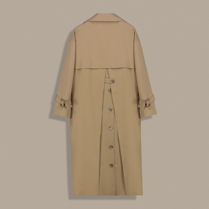 Kadın Açık Kahverengi Trençkot - SARAR WOMAN