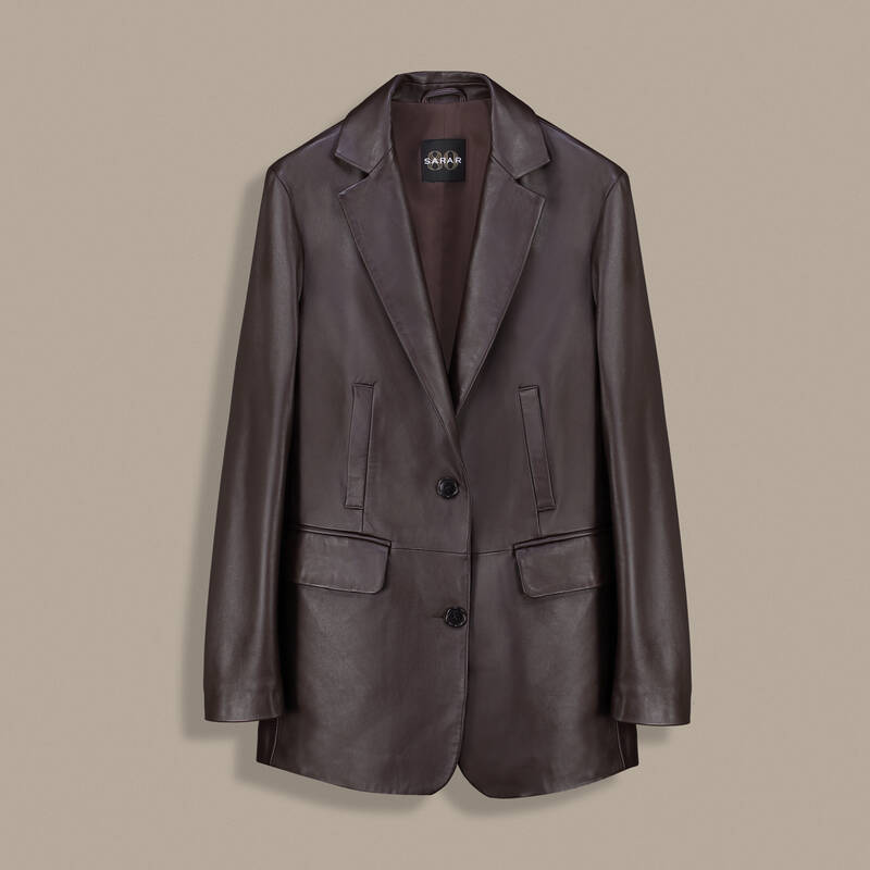 Trunoir Kahverengi Deri Ceket - 2