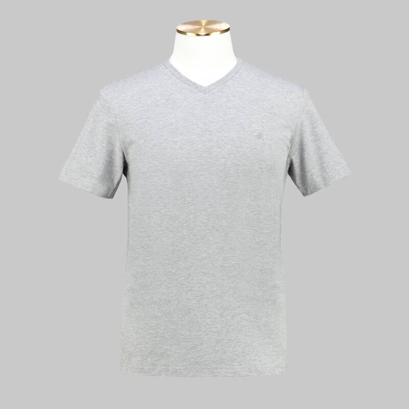 Sarar V Yaka Gri Tişört - 2