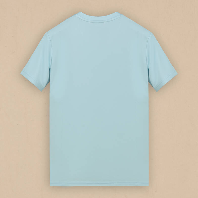 V Yaka Mavi Tişört - 2