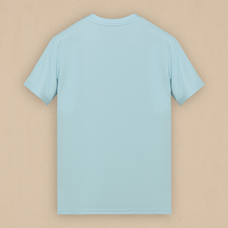 V Yaka Mavi Tişört - SARAR