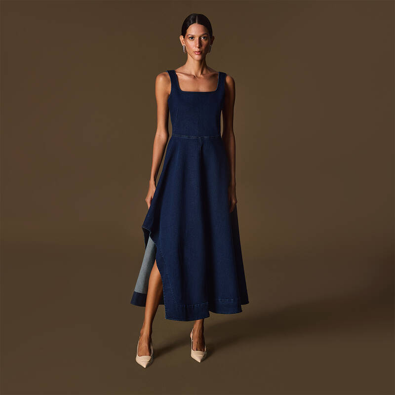 Valenti Denim Elbise - 1