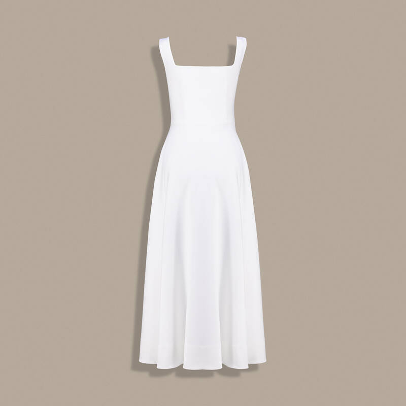 Valenti Beyaz Elbise - 3