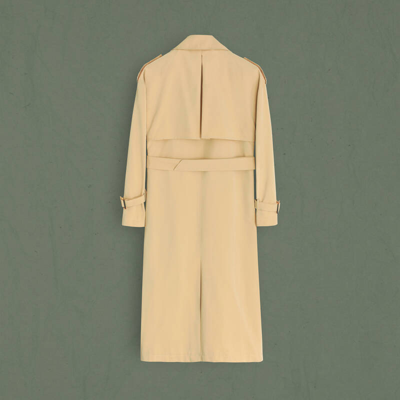 Bej Kadın Trençkot - 3