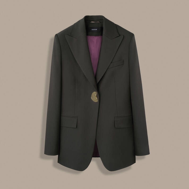 Clair Koyu Yeşil Ceket - 1