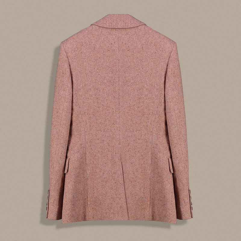 Gaudy Kruvaze Pembe Ceket - 4