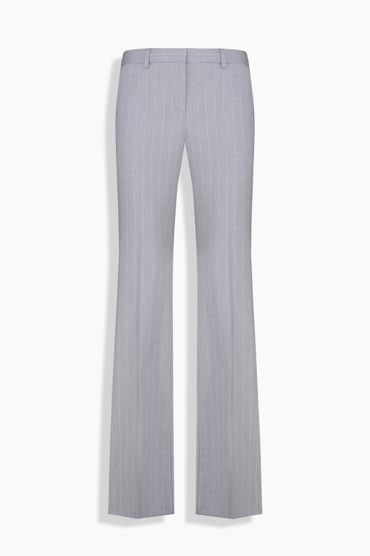 Gloriana Çizgili Gri Pantolon - SARAR WOMAN