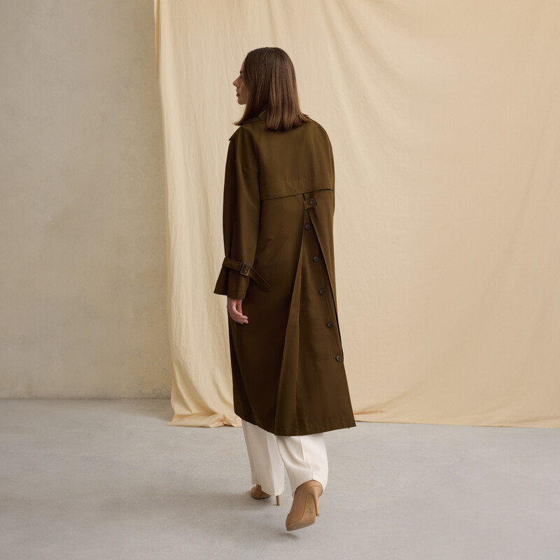 Haki Kadın Trençkot - SARAR WOMAN
